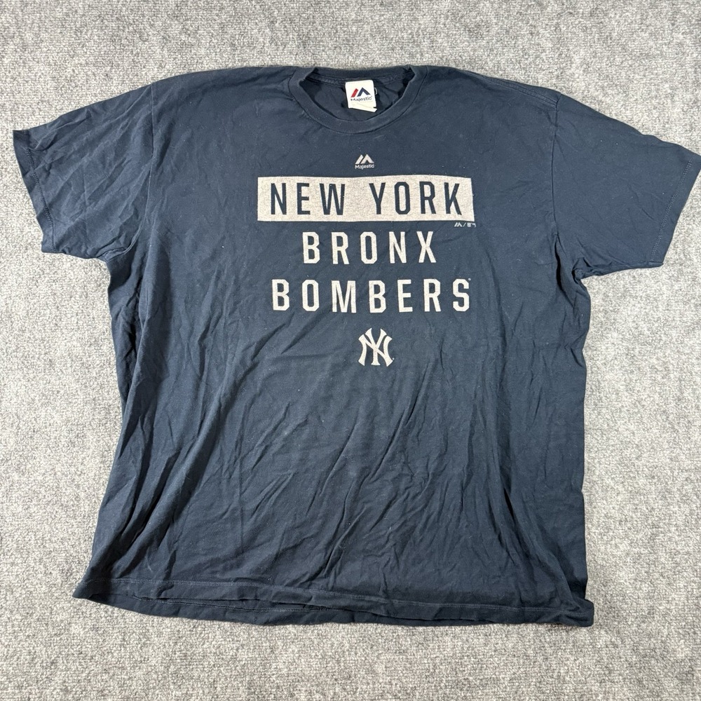 Majestic New York Yankees Bronx Bombers Graphic T-Shirt XXL